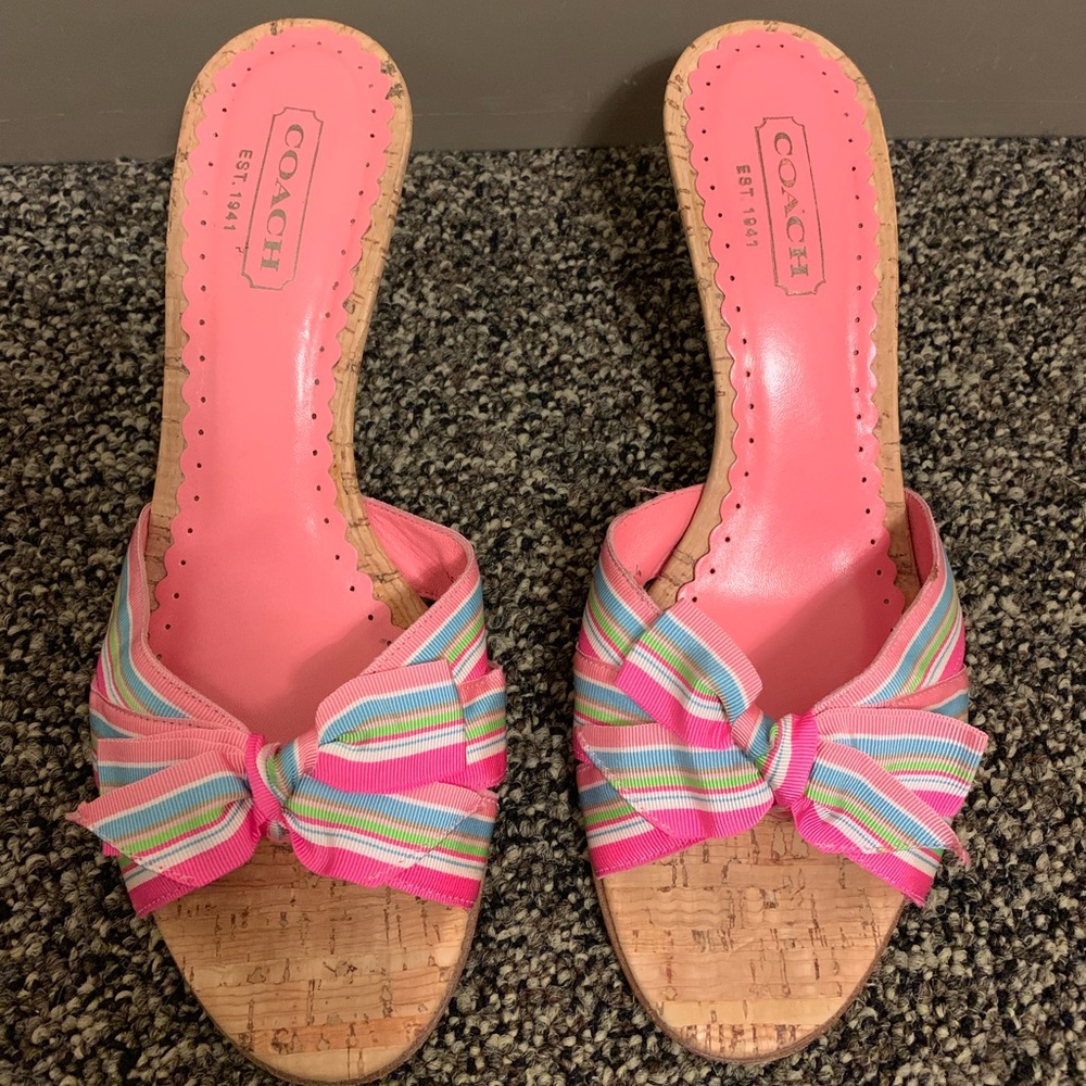 COACH MID HEELS